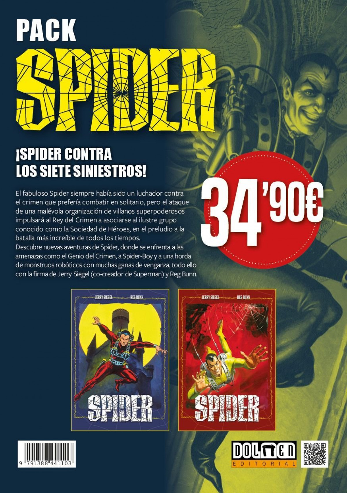 PACK SPIDER (3 Y 4)