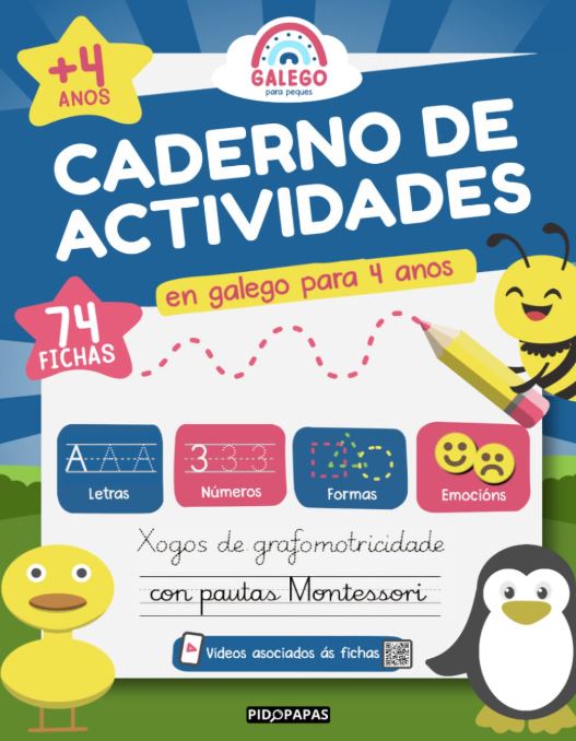 CADERNO DE ACTIVIDADES EN GALEGO PARA 4 ANOS