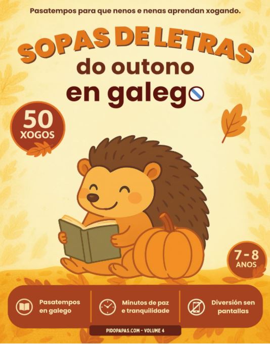 Sopa de letras do outono.(de 7 a 8 anos)
