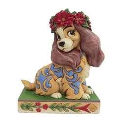 Figura Decorativa Lady Navidad Posando