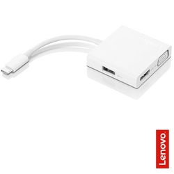 Adaptador Lenovo Usb-C 3-In-1 Travel Hub, 4K Hdmi, Vga, Usb