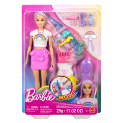 Mua±Eca Cabello Destellos Arcoiris Barbie