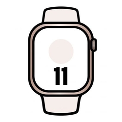 Apple Watch Series 11/ Gps/ 42Mm/ Oro Rosa/ Correa Deportiva