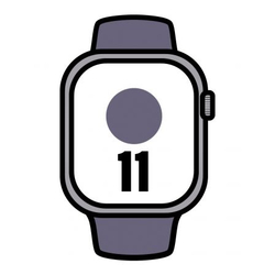 Apple Watch Series 11/ Gps/ 42Mm/ Plata/ Correa Deportiva Ni