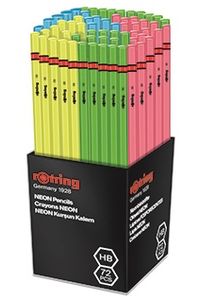 EXP 72 LAPICES MADERA ROTRING COLORES NEON