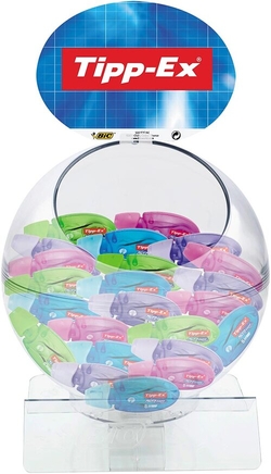 Exp 60 cinta correctora Tipp-ex micro tape twist 5mmX8m colores surtidos