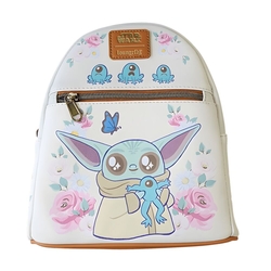 Mochila Star Wars Lucas Grogu With Frogs Brown Trim Loungefl