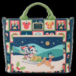 Bolso Mochila Mickey & Minnie Holiday Disney Loungefly