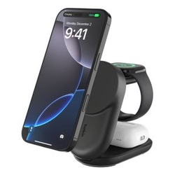 Base De Carga Belkin Ultracharge Negro Magnetico Plegable Qi