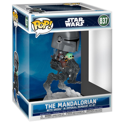 Figura Pop Rides Deluxe Star Wars Mandalorian & Grogu The Ma