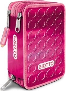 PLUMIER TRIPLE GIOTTO 3ZIP ROSA