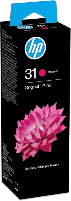 BOTE TINTA ORIGINAL HP 31 MAGENTA 1VU27AE