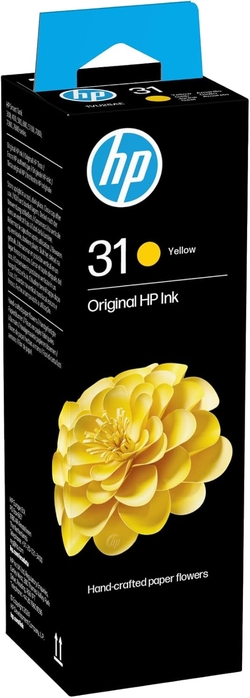 BOTE TINTA ORIGINAL HP 31 AMARILLO 1VU28AE