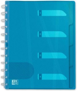 CARPETA 30 FUNDAS EXTRAIBLES A4 TAPA TRANSLUCIDA AZUL