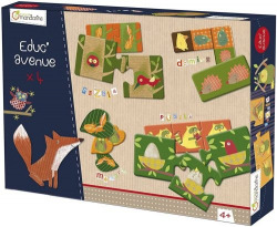 BOSQUE COFRE JUEGOS EDUCATIVOS LOTOS,MEMOS Y PUZZLES