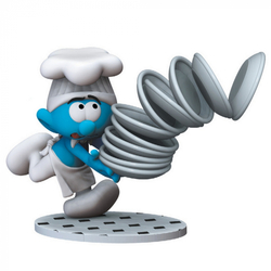 Figura De Colección Plastoy Los Pitufos: El Pitufo Cocinero