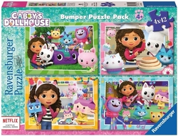 PUZZLE 2D GABBYS DOLLHOUSE 4X42 PIEZAS