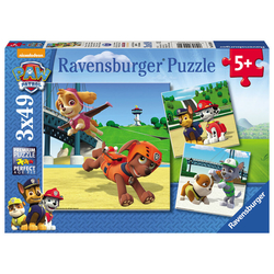 Puzzles Patrulla Canina Paw Patrol 3X49Pz