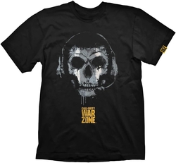 Cod Warzone T-Shirt Skull Black S