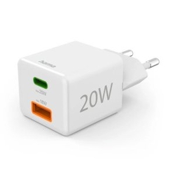 Cargador Usb Gan Hama 00201991 20W 1Xusb-C Pd 1Xusb-A Color