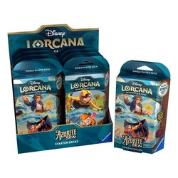 Juego De Cartas Disney Lorcana Tcg Azurite Sea Starter Deck