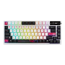 Teclado Gaming Asus Rog Azoth Nx Inalambrico Rgb Blanco Ingl