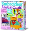 Enbroidery animal cards. Borda animales en tarjetas.
