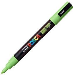 MARCADOR UNI-POSCA PC3M COLOR VERDE MANZANA PUNTA 0.9-1.3MM