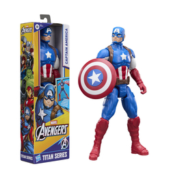 Figura Capitan America Titan Series Los Vengadores Avengers