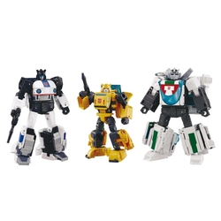 Transformers Takara Cybertron Chase Bumblebee Jazz Wheeljack