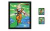 Cuadro 3D Saiyan Transformation Dragon Ball Z