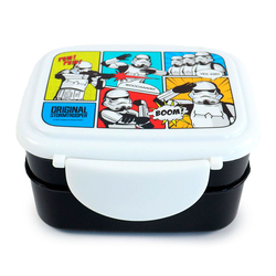 Sandwichera + Cubiertos Soldado Imperial Stormtrooper Star W