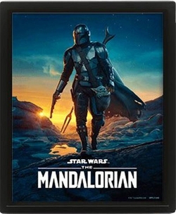 Star Wars (The Mandalorian) Poster 3D Nightfall