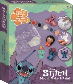 SET DE ESCAYOLA PARA MOLDEAR Y PINTAR STITCH