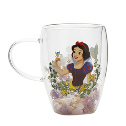Taza De Cristal Blancanieves Princesas Disney 550Ml