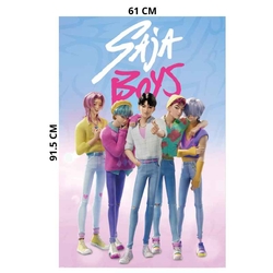 Kpop Demon Hunters - Maxi Pster Saja Boys 61 X 91.5 Cm