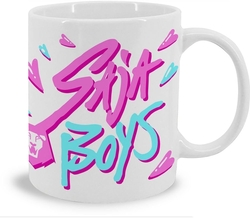 Taza ceramica 325ml saja boys k-pop demon hunters