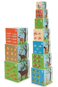 STACKING TOWER JUMBO ANIMALS OF THE WORLD SCRATCH