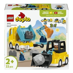 VEHICULOS DE CONSTRUCCION 3 EN 1 LEGO DUPLO