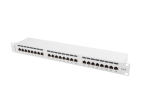 Patch Panel Lanberg 24 Puertos 1U 19 Cat.6 Ftp Gris