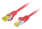 Cable Red Lanberg Latiguillo Cat.6A S/Ftp Lszh Cu 1.5M Rojo