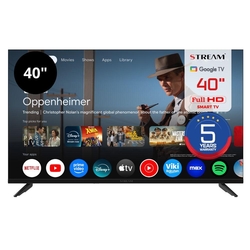 Televisor Stream System 40 Ex1Gf Smart Google Fhd 2Ds