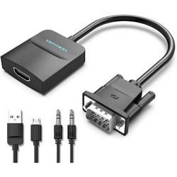 Cable Conversor Vention Acnbf/ Vga Macho Hdmi Hembra/ 1M/ Ne