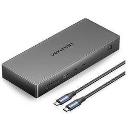 Docking Usb Tipo-C Vention Tpwh0/ 2Xhdmi 4K/ 1Xdisplayport/