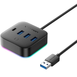 Hub Usb 3.0 Vention Chzbd/ 3Xusb/ 1Xusb Tipo-C/ 1Xusb Tipo-C