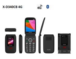 Telefono Qubo Xd-340Cb Negro 4G 3,36+1,77 Varios