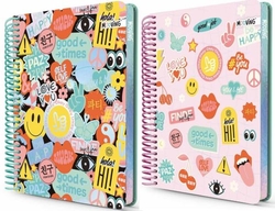 CUADERNO PREMIUM BE HAPPY MODELOS SURTIDOS 17X21CM