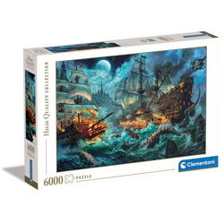 Puzzle Batalla De Los Piratas 6000Pzs