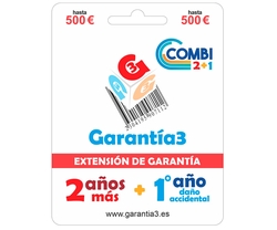 Garantía3 Combi 2+1 / Cobertura Hasta 500Ç / 2 Años De Exten