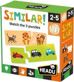 Similar! Une puzzles de 3 piezas